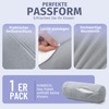 Luxoon Bolster Cover with Zip - Cover for Neck Pillow,