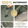 H.VERSAILTEX 100% Waterproof RV Dinette Cushion Covers Booth Set Elastic