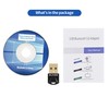 USB Bluetooth 5.0 Adapter Dongle,Wireless Bluetooth Transmitter Receiver for PC