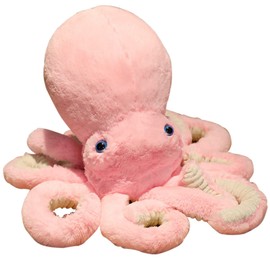 Octopus Stuffed Animals Octopus Plush Doll Toys Octopus Stuffed Toys Gift for Kids and Lovers for Birthday, Christmas, Valentine's Day(Pink)
