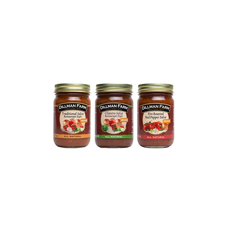Dillman Farm Medium Restaurant Style Salsa Variety Pack (3 pk.)