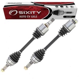 Sixity Auto 2 pc Front CV Axle Kit compatible with Mazda 3 2.0L L4 2.3L 2.5L 2007-2013 - Pair Left Right Driver Passenger Complete Axle Shaft Assembly