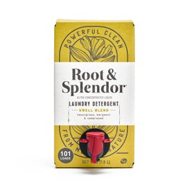 Root & Splendor Ultra Concentrated All Natural Laundry Detergent Liquid - Plant Based, Enzymatic Laundry Soap, Swell Scent, 1.5 Liter, 100 Loads