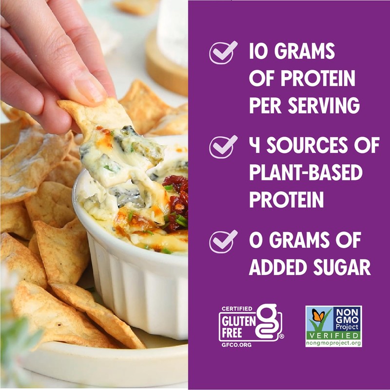 Milton's Protein Crackers, Everything - 10g of Plant-Based Protein Per