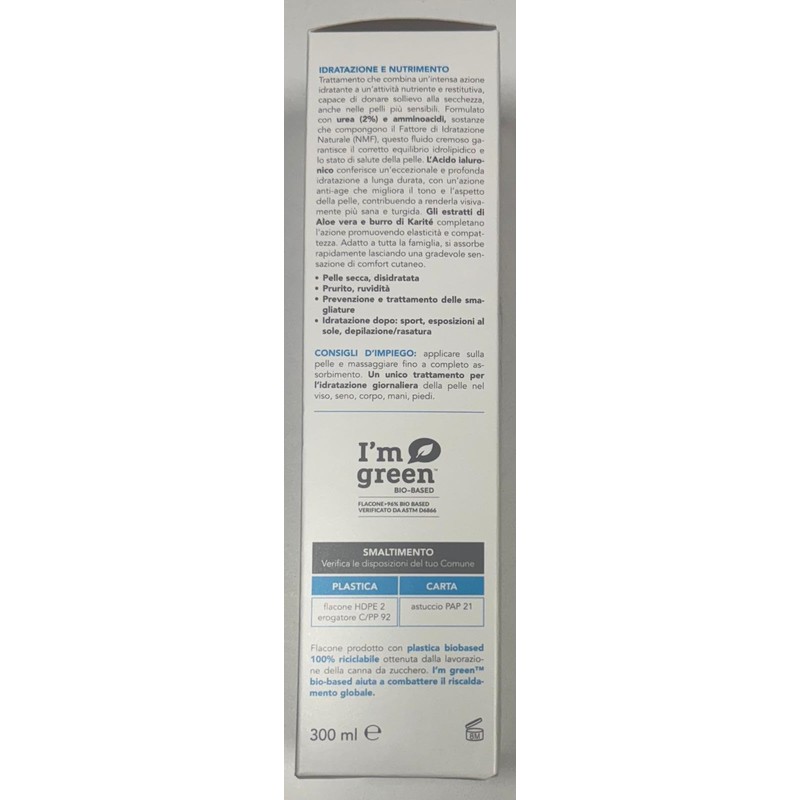 EOS Biodermal Fluid Totale+, feuchtigkeitsspendende Gesichts- und Körpercreme mit Hyaluronsäure