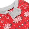 HonestBaby Sleep and Play Footed Holiday Pajamas One-Piece Sleeper Zip-front