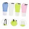 Baluue Travel Bottles Keychain Set 4pcs Reusable Empty Lotion Bottles