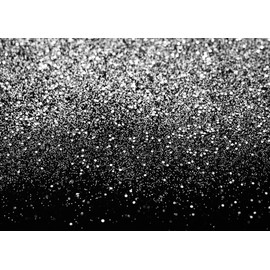 AIIKES 8x6FT Black and Silver Backdrop Silver Flash Backdrop Birthday Party Decoration Backgroud XY65