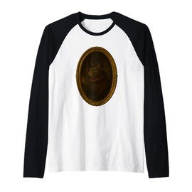 Renaissance Degu Portrait Vintage Art Raglan Baseball Tee