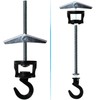 Swivel Hook Hangers, Multi-Functional for Hanging, Screws and Anchors Included,