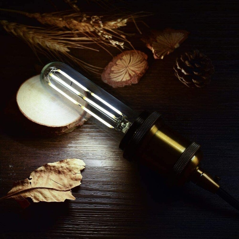 T10 LED Bulbs Daylight White 4000K LED Tubular Edison Light