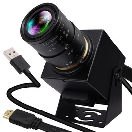 ELP HDMI USB Camera 4K Webcam Simultaneous Output Video Conference Camera 4X Optical Zoom Lens Close-Up USB Computer Webcam Plug and Play Live Streaming Education for Medical Education