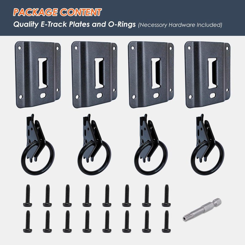 4 Pack Truck Bed Tie Down Anchor Boxlink E Port