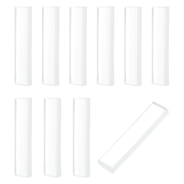 INFUNLY Pack of 10 Reusable Clear White Clay Mould for