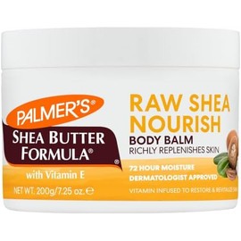 Palmer's Shea Butter Formula, Bálsamo Corporal Humectante y Nutritivo para Piel Seca y Áspera - Concentrado Sólido con Manteca de Karité y Vitamina E, Dermatológicamente Probado, 200g