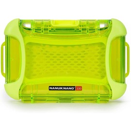 Nanuk 330-0002 Nano Series Waterproof Large Hard Case for Phones, Cameras and Electronics (Lime)