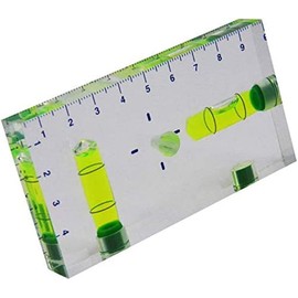 Available in Two Colours 95 x 51 x 13mm T Type Multifunction Spirit Level with Magnetic Scale (Acrylic (Green)