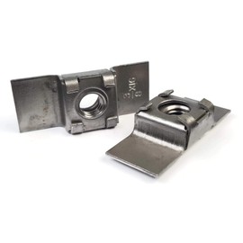 Retainer Weld Nuts - Plain Steel 3/8"-16 QTY 50