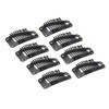 100pcs Hair Extension Clips Multipurpose 38mm 10 Teeth Wig Clips