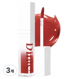 Dinto Mirrorless Lip Oil Gloss, 3 Pieces, 360 Fugitive / 딘토 미러리스 립오일 글로스, 3개, 360 퓨지티브