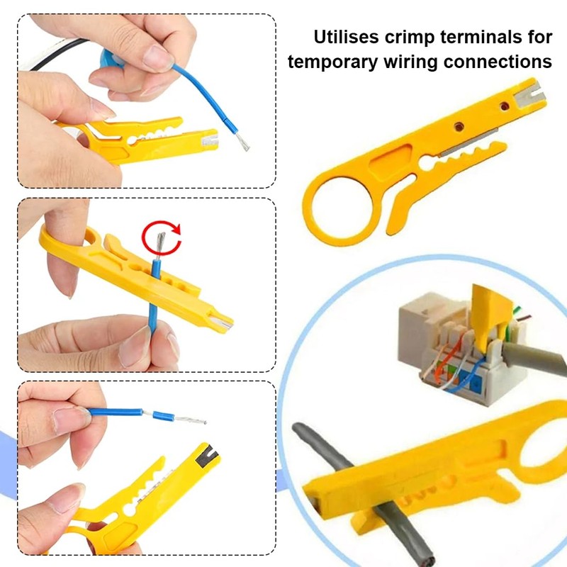 DOKRIN Wire Stripper, 4 Piece Wire Stripper for Safely Stripping