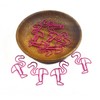 100PCS Flamingo Paper Clips, Pink Flamingo Shaped Paperclips, Metal Bookmark
