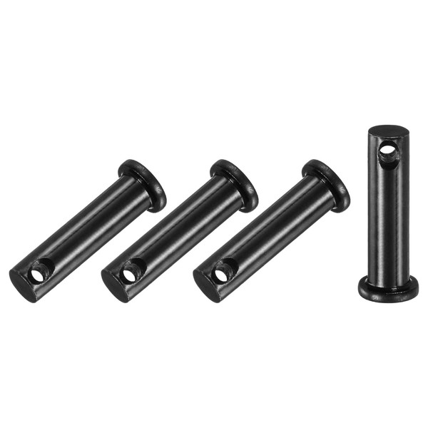 M METERXITY 4-Pack Single Hole Clevis Pins, M8x30mm Carbon Steel