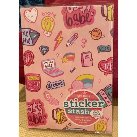 OOLY Girl Power Sticker Stash. Over 200 stickers - puffy, vinyl & paper stickers