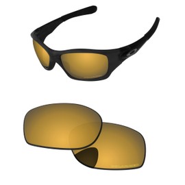 PapaViva Replacement Lenses for Oakley Pit Bull Bronze Golden - Polarized