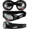 Global Vision Eliminator Black Frame Dirt Bike Padded Motorcycle Goggles