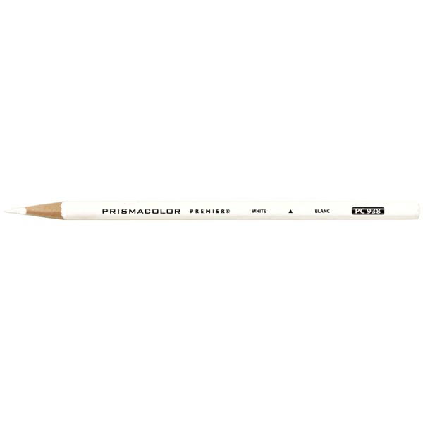 Prismacolor 3365 Premier Soft Core Colored Pencil, White Pack of 12