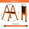 Ainai Folding Step Stool,Aluminum Ultra Thin Stool,400 Lbs Capacity with