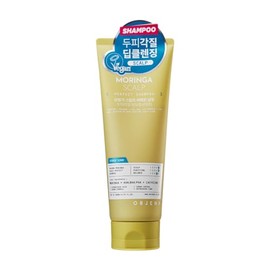 ORJENA Moringa Scalp Perfect Shampoo 200ml – Champú Limpiador y Calmante con Extracto de Moringa y Ácidos Exfoliantes para Cuero Cabelludo Sensible y Graso