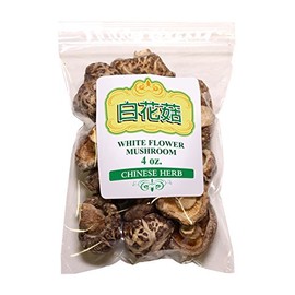 White Flower Mushroom Bai Hua Gu 白花菇 4oz