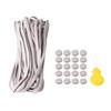 Mask Rubber Stopper Set, Flat Rubber, Thickness 0.2 inch (5