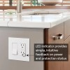 Leviton 15 Amp Black GFCI Electrical Outlet Ground Fault Protection