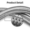 IUSOT Stainless Steel Flexible Tap Hose, 60cm Shower Hose Extension