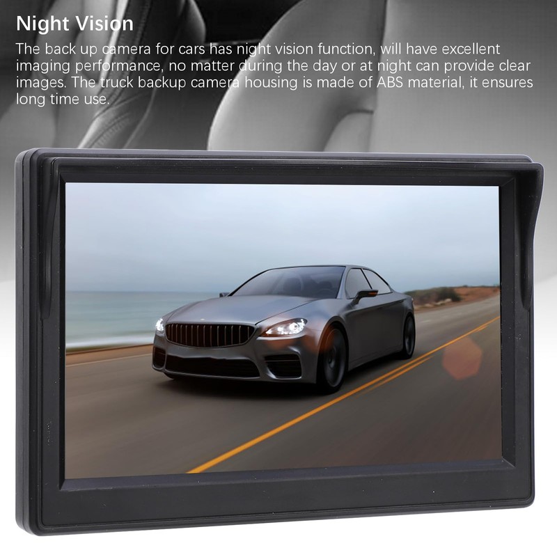 Wireless Backup Camera 5-inch for Truck, Easy to Install Back