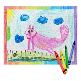 Hygloss Products 4 Blank Jigsaw Puzzles with Envelopes – 8.5 x 11 Inch, 63 Pieces Each – DYI Party invites, Perfect for Decorating, Kids' Activities, Arts & Crafts or Party Favors