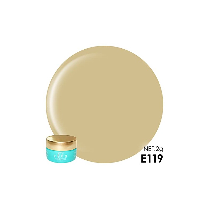 Ella by shinygel 4-Colored Gels E119 fogi-iero-, G UV/LED Compatible