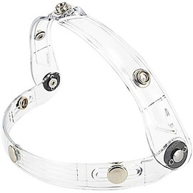 Chern Yueh Adapter Flip Up Base Attachment for 3-Snap Bubble Shield Visor (Clear)