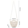 AICHUAN Handwoven Crossbody Handbag Summer Beach Bucket bag Cotton Crochet