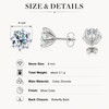 8 Claw CZ Crystal Stud Earrings for Women – Elegant