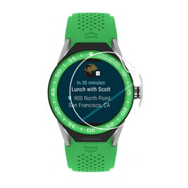 IPG for TAG HEUER Smartwatch Hydrogel Screen Protector (2 Units) Invisible HD Clear Film Anti Scratch Guard-Smooth/Self-Healing/Bubble Free (Connected - 45mm)