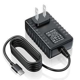 Punasi Power Supply for Raspberry Pi 4, DC 5V 4A USB-C Power Supply Adapter for Raspberry Pi 4 Model B 8GB/ 4GB/ 2GB/ 1GB, Orange Pi 5/ 5B, 5.6fT Long Cord