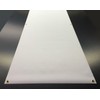 2'x12' Blank White Vinyl Banner - Grommets - 13oz