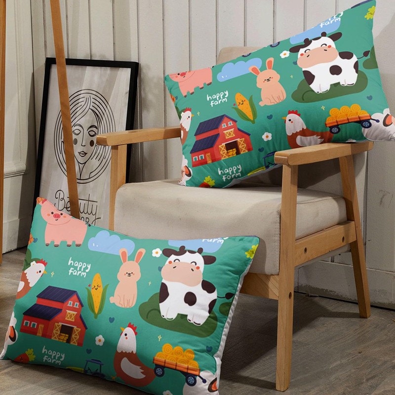 Smell Sunshine Farm Animal Sheets Set 4Pcs for Kids,Cartoon Cow