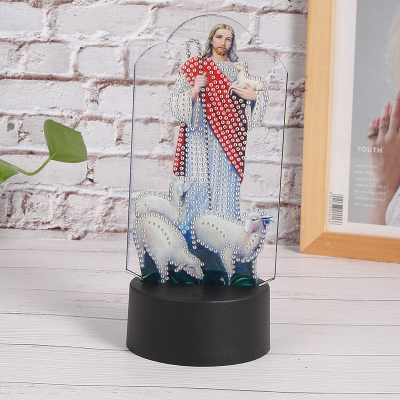 DIY Diamond Painting 7 Colors Night Light LED Diamond Painting