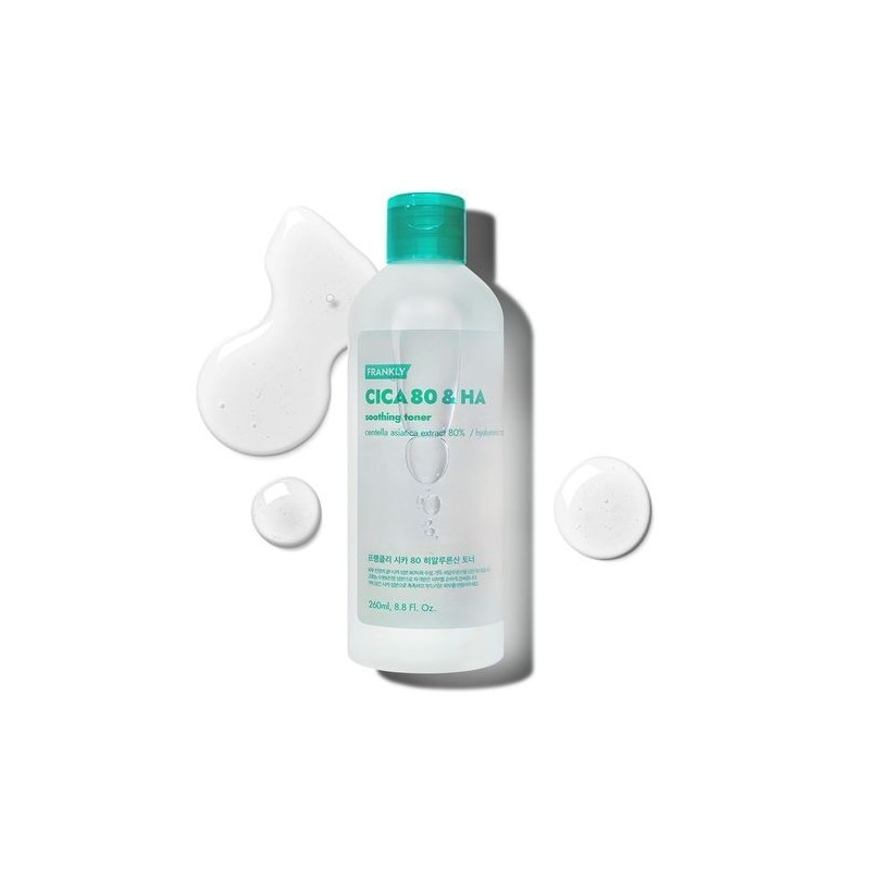 Frankly Cica 80 Hyaluronic Acid Toner 260mL / 프랭클리 시카
