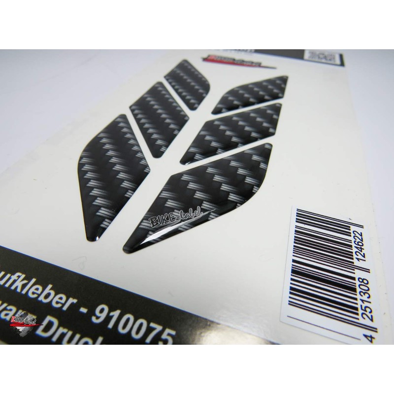 BIKE-label 910075-VA Decorative Protector Sticker 3D Carbon Look Print Scratch